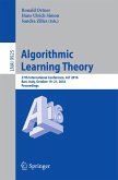 Algorithmic Learning Theory (eBook, PDF)