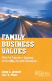Family Business Values (eBook, PDF)