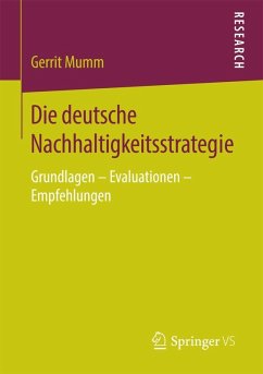 Die deutsche Nachhaltigkeitsstrategie (eBook, PDF) Cover Die deutsche Nachhaltigkeitsstrategie (eBook, PDF)
