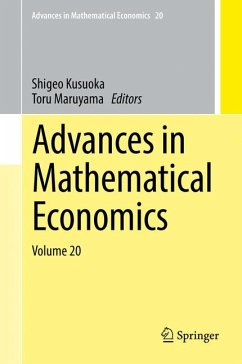 Advances in Mathematical Economics Volume 20 (eBook, PDF)