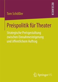 Preispolitik für Theater (eBook, PDF) - Schößler, Tom