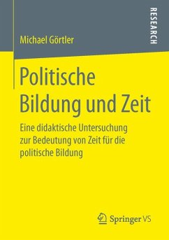 Politische Bildung und Zeit (eBook, PDF) - Görtler, Michael