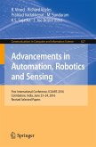 Advancements in Automation, Robotics and Sensing (eBook, PDF)