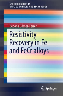 Resistivity Recovery in Fe and FeCr alloys (eBook, PDF) - Gómez-Ferrer, Begoña