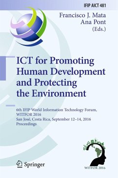 ICT for Promoting Human Development and Protecting the Environment (eBook, PDF)