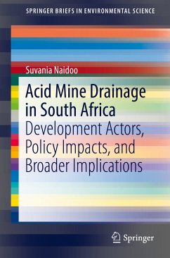Acid Mine Drainage in South Africa (eBook, PDF) - Naidoo, Suvania