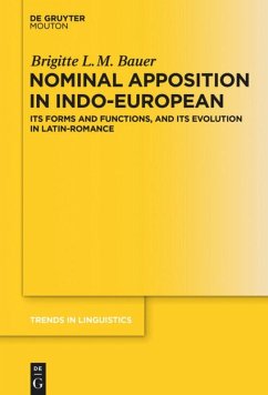 Nominal Apposition in Indo-European - Bauer, Brigitte L. M.