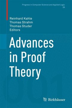 Advances in Proof Theory (eBook, PDF)