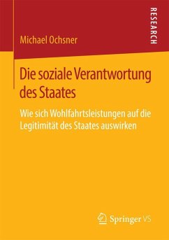Die soziale Verantwortung des Staates (eBook, PDF) - Ochsner, Michael