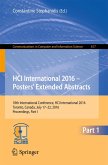 HCI International 2016 - Posters' Extended Abstracts (eBook, PDF)