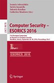 Computer Security - ESORICS 2016 (eBook, PDF)
