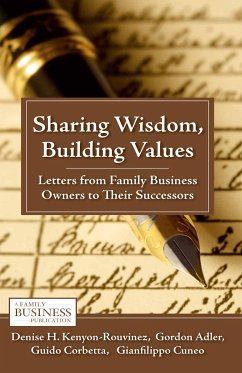 Sharing Wisdom, Building Values (eBook, PDF) - Kenyon-Rouvinez, D.; Adler, G.; Corbetta, G.; Loparo, Kenneth A.