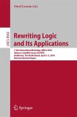 Rewriting Logic and Its Applications (eBook, PDF)