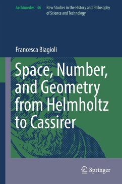 Space, Number, and Geometry from Helmholtz to Cassirer (eBook, PDF) - Biagioli, Francesca