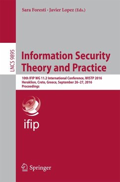 Information Security Theory and Practice (eBook, PDF)