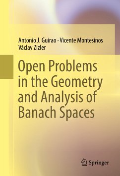 Open Problems in the Geometry and Analysis of Banach Spaces (eBook, PDF) - Guirao, Antonio J.; Montesinos, Vicente; Zizler, Václav