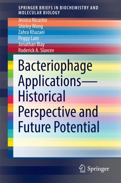 Bacteriophage Applications - Historical Perspective and Future Potential (eBook, PDF) - Nicastro, Jessica; Wong, Shirley; Khazaei, Zahra; Lam, Peggy; Blay, Jonathan; Slavcev, Roderick A.