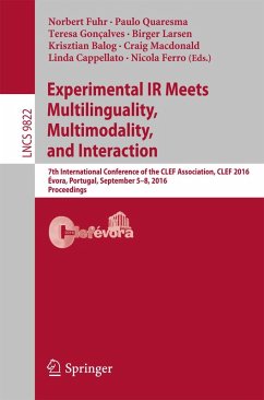 Experimental IR Meets Multilinguality, Multimodality, and Interaction (eBook, PDF)