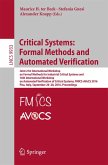 Critical Systems: Formal Methods and Automated Verification (eBook, PDF)