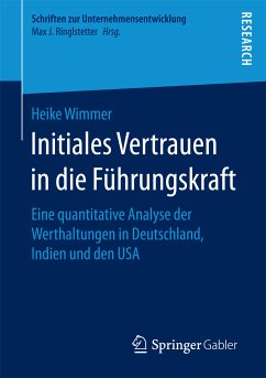 Initiales Vertrauen in die Führungskraft (eBook, PDF) - Wimmer, Heike