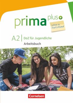 prima plus - Leben in Deutschland A2 - Arbeitsbuch mit Audio- und Lösungs-Downloads - Jin, Friederike; Rohrmann, Lutz