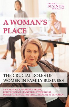 A Woman's Place (eBook, PDF) - Dugan, A.; Krone, S.; LeCouvie, K.; Pendergast, J.; Kenyon-Rouvinez, D.