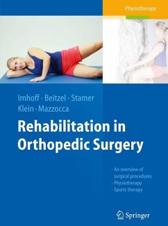 Cover Rehabilitation in Orthopedic Surgery (eBook, PDF)