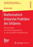 Mathematisch diskursive Praktiken des Erklärens (eBook, PDF)