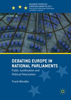 Debating Europe in National Parliaments (eBook, PDF) - Wendler, Frank