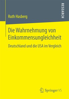Die Wahrnehmung von Einkommensungleichheit (eBook, PDF) - Hasberg, Ruth