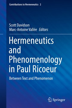 Hermeneutics and Phenomenology in Paul Ricoeur (eBook, PDF)
