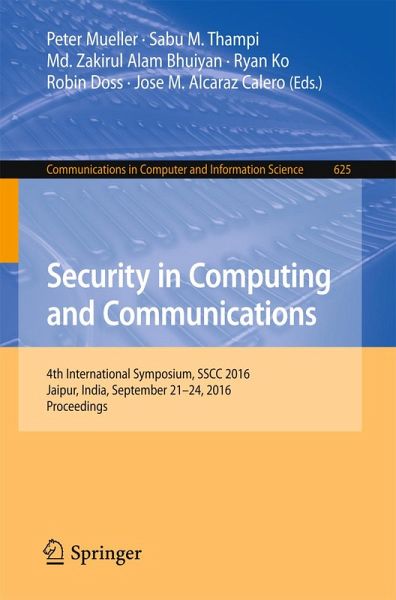 Security in Computing and Communications (eBook, PDF)