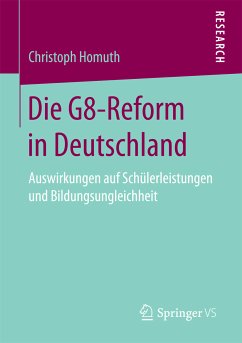 Die G8-Reform in Deutschland (eBook, PDF) - Homuth, Christoph