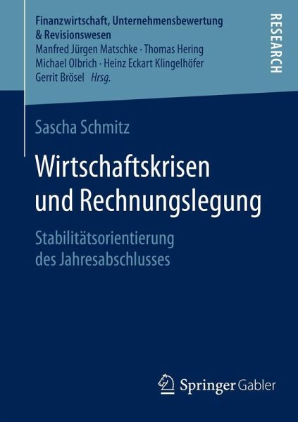Wirtschaftskrisen und Rechnungslegung (eBook, PDF)