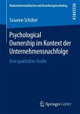 Psychological Ownership im Kontext der Unternehmensnachfolge (eBook, PDF)