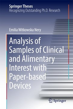 Analysis of Samples of Clinical and Alimentary Interest with Paper-based Devices (eBook, PDF) - Witkowska Nery, Emilia