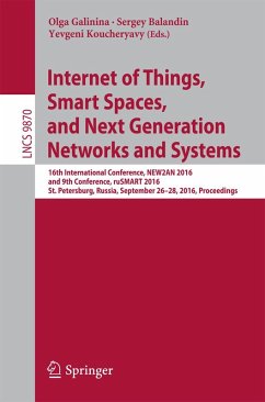 Internet of Things, Smart Spaces, and Next Generation Networks and Systems (eBook, PDF)