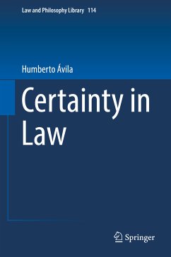 Certainty in Law (eBook, PDF) - Ávila, Humberto