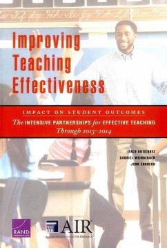 Improving Teaching Effectiveness - Gutierrez, Italo A; Weinberger, Gabriel; Engberg, John