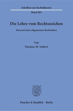 Die Lehre vom Rechtszeichen Cover Die Lehre vom Rechtszeichen