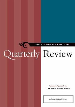 False Claims Act & Qui Tam Quarterly Review - Taf Education Fund, Taxpayers Against Fr