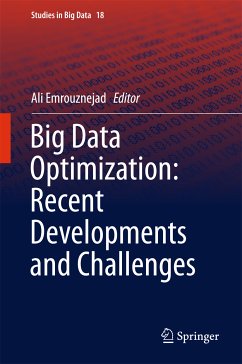 Big Data Optimization: Recent Developments and Challenges (eBook, PDF)