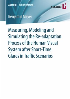 Measuring, Modeling and Simulating the Re-adaptation Process of the Human Visual System after Short-Time Glares in Traffic Scenarios (eBook, PDF) - Meyer, Benjamin