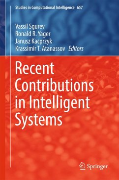 Cover Recent Contributions in Intelligent Systems (eBook, PDF)
