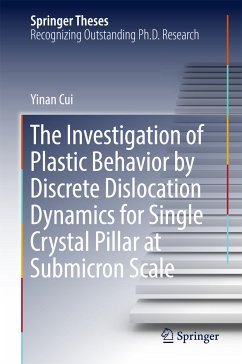 The Investigation of Plastic Behavior by Discrete Dislocation Dynamics for Single Crystal Pillar at Submicron Scale (eBook, PDF) - Cui, Yinan