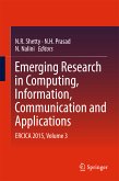 Emerging Research in Computing, Information, Communication and Applications (eBook, PDF)