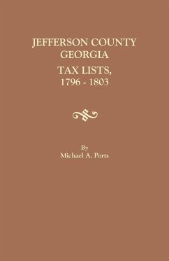 Jefferson County, Georgia, Tax Lists, 1796-1803 - Ports, Michael A.