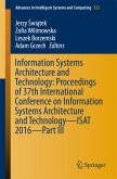 Information Systems Architecture and Technology: Proceedings of 37th International Conference on Information Systems Architecture and Technology – ISAT 2016 – Part III (eBook, PDF)