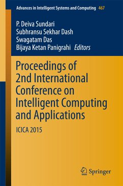 Proceedings of 2nd International Conference on Intelligent Computing and Applications (eBook, PDF)