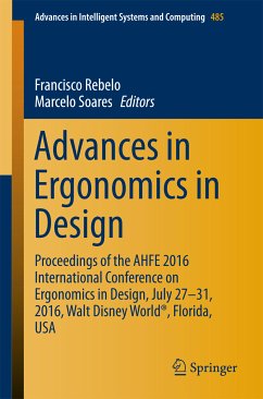 Advances in Ergonomics in Design (eBook, PDF)